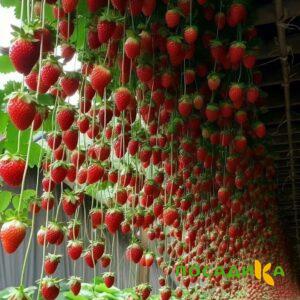 Клубника ампельная Анастасия купить по цене от 370р. в интернет-магазине «Посадика» с доставкой почтой в в Иннополисе и по всей России – [изображение №1].