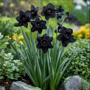 Нарцисс Тень Королевы купить по цене от 500р. в интернет-магазине «Посадика» с доставкой почтой в в Иннополисе и по всей России – [изображение №1].